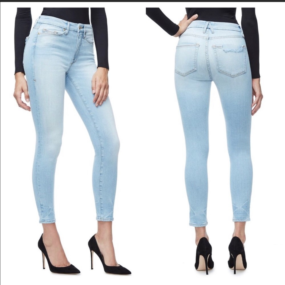 Good American Good Legs Light Wash Jeans